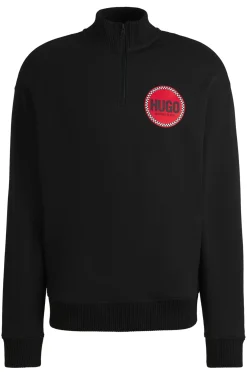 Herren Hugo Red Zip-Sweatshirt