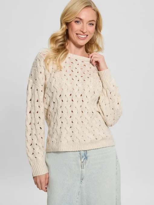 Damen GUESS Zopf-Pullover
