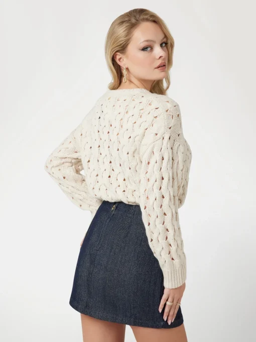Damen GUESS Zopf-Pullover