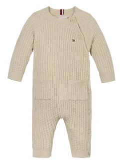 Kinder Tommy Hilfiger Zopfstrick-Strampler mit Geschenkbox